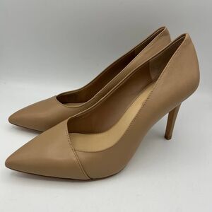 Antonio Melani 9.5 M Leather Heels Blush Pink Stiletto 3 3/4"‎ Heel